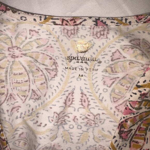 NWOT Spartina 449 Alisa Wrap Dress - Pepper Hall Batik Size Medium Fall Colors - Picture 6 of 12